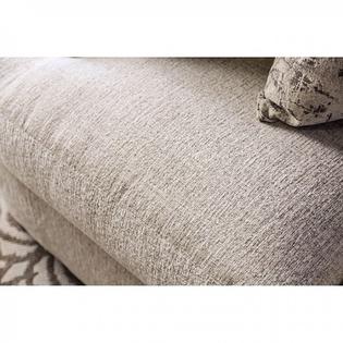 Esofastore Living Room Furniture Ivory Chenille Fabric Sectional