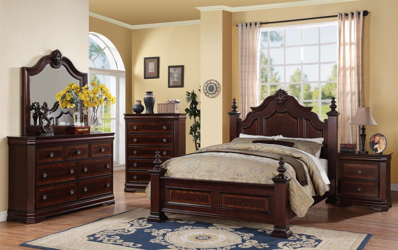 Ashley Furniture Old World King Master Bedroom Set