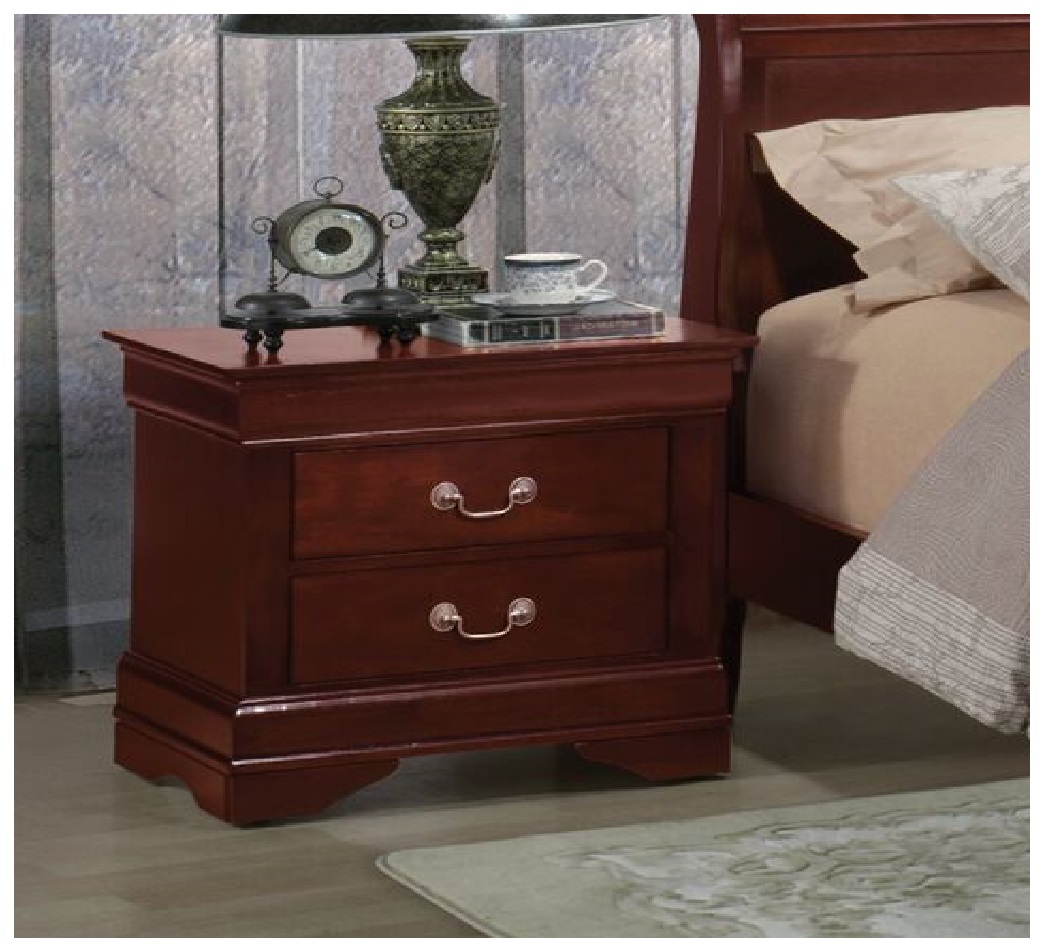 Esofastore Contemporary Style 4pc Set Twin Size Bed 2 Drawer