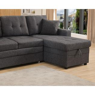 Esofastore Sectional Sofa Set Small Living Room Furniture Gray