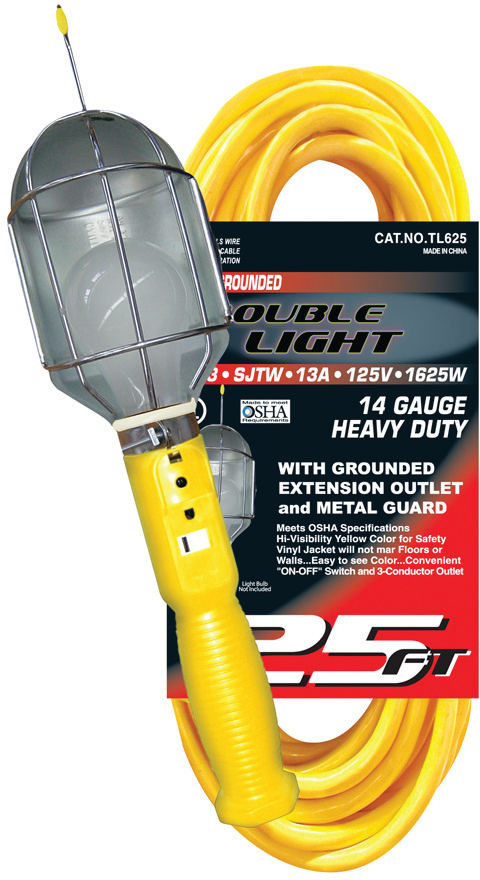 US WIRE & CABLE Temp-Flex-35™ Trouble Light 14/3 x 50ft