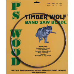 Timber Wolf Bandsaw Blade 115/" x 1//4/" x 6 TPI Positive Claw