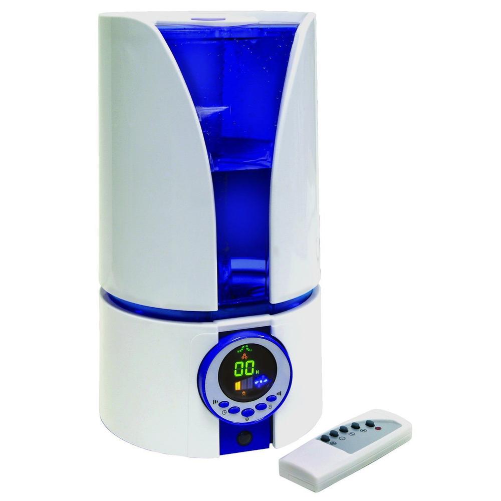 Howplumb Quiet Ultrasonic Cool Air Mist Filter-free Humidifier 1.1 Gallon with Remote