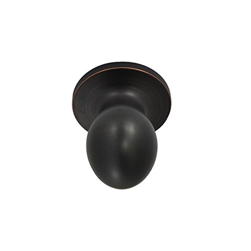Howplumb Egg Style Interior Trim Door Knob Oil Rubbed Bronze