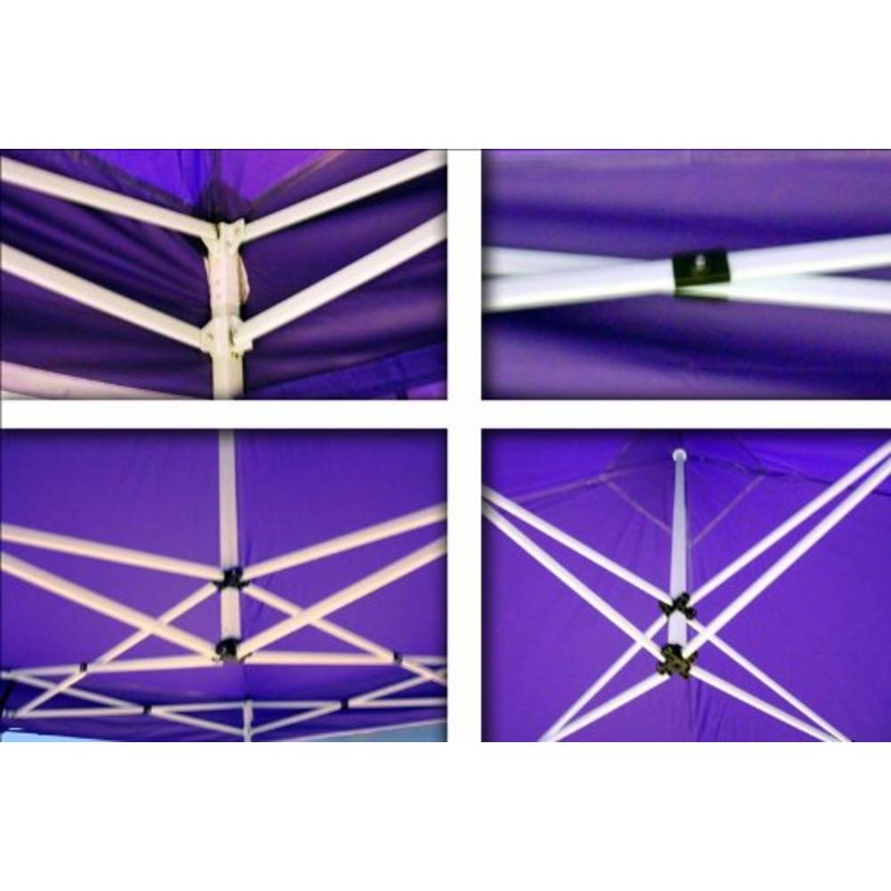 Delta canopy 8'X8' Purple - Pop up Canopy Party Tent Gazebo Ez