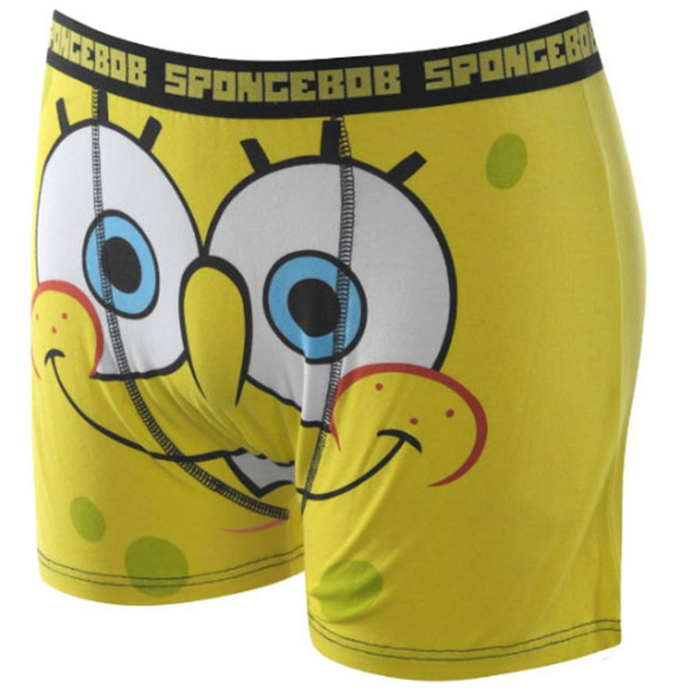 Smith & Brooks SpongeBob Squarepants Boxer Briefs Mens Cartoon Men's Trunks