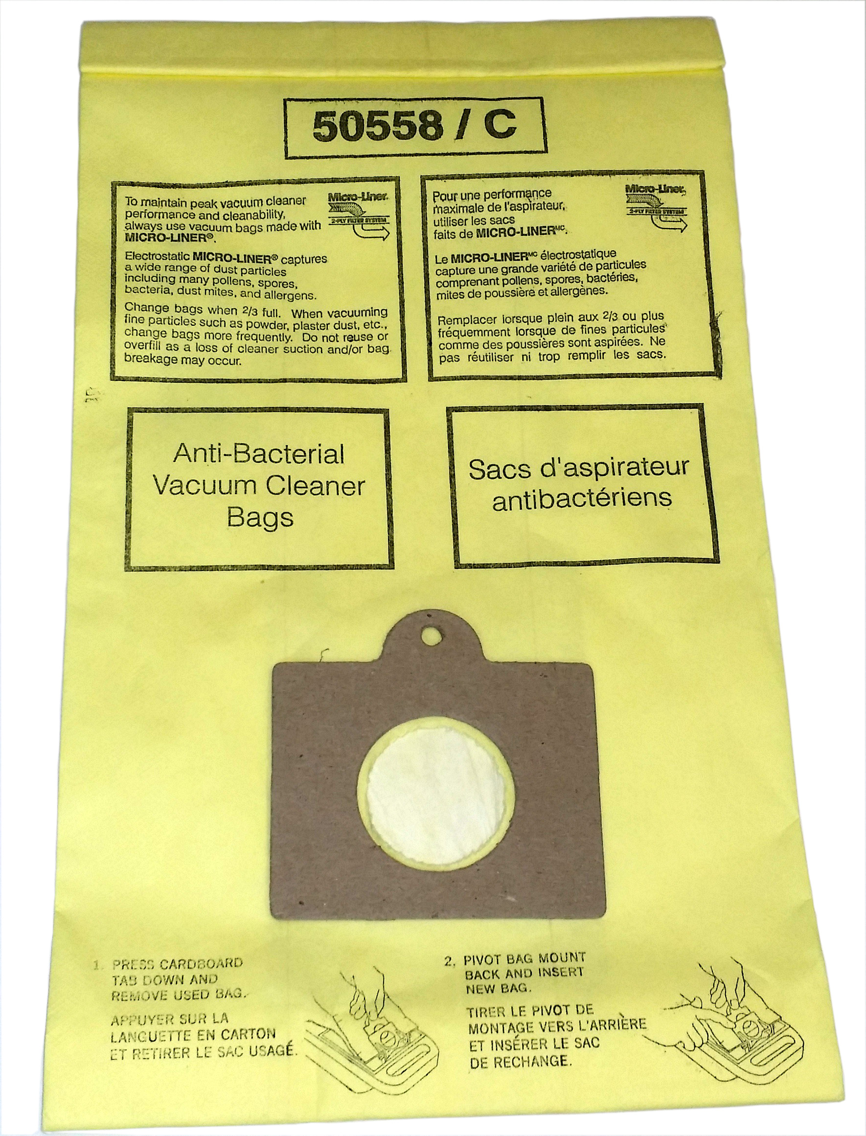 HOME CARE DVC For Ken Type C 20-5055 / 5055 / 50558 Canister Vacuum Bags, 10pk