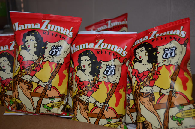 Route 11 Mama Zuma's Revenge Habanero Potato Chips product image