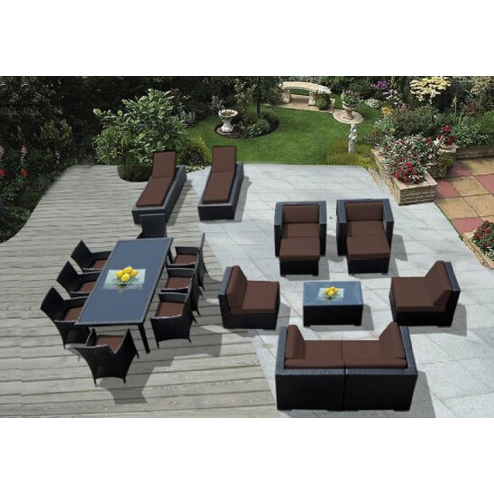 Ohana Combo Saving: 20-Piece Deep Seating, Dining and Chaise Set with Free Patio Covers