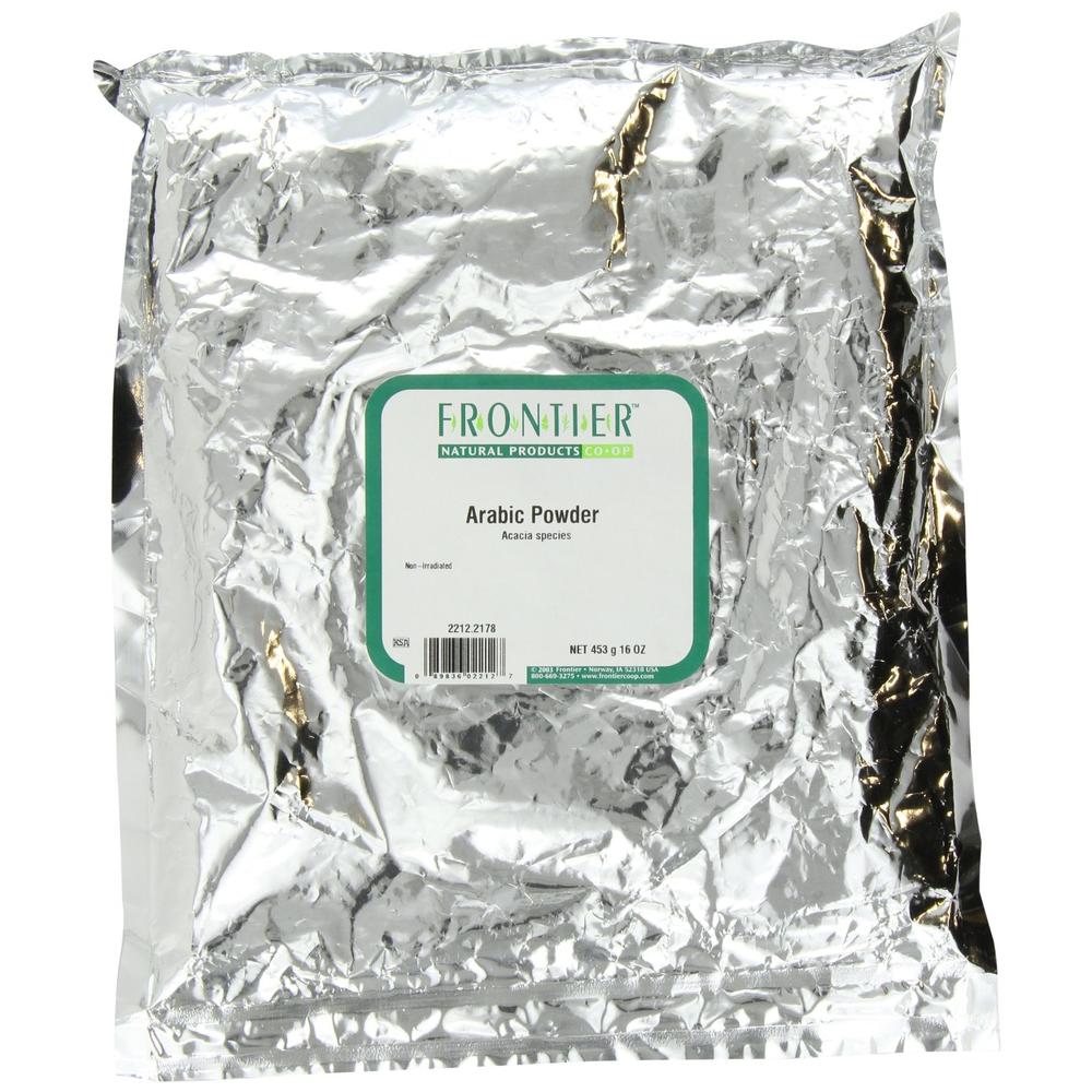Frontier 1 lb Bag of Frontier Natural Gum Arabic Powder Certified Organic & Kosher