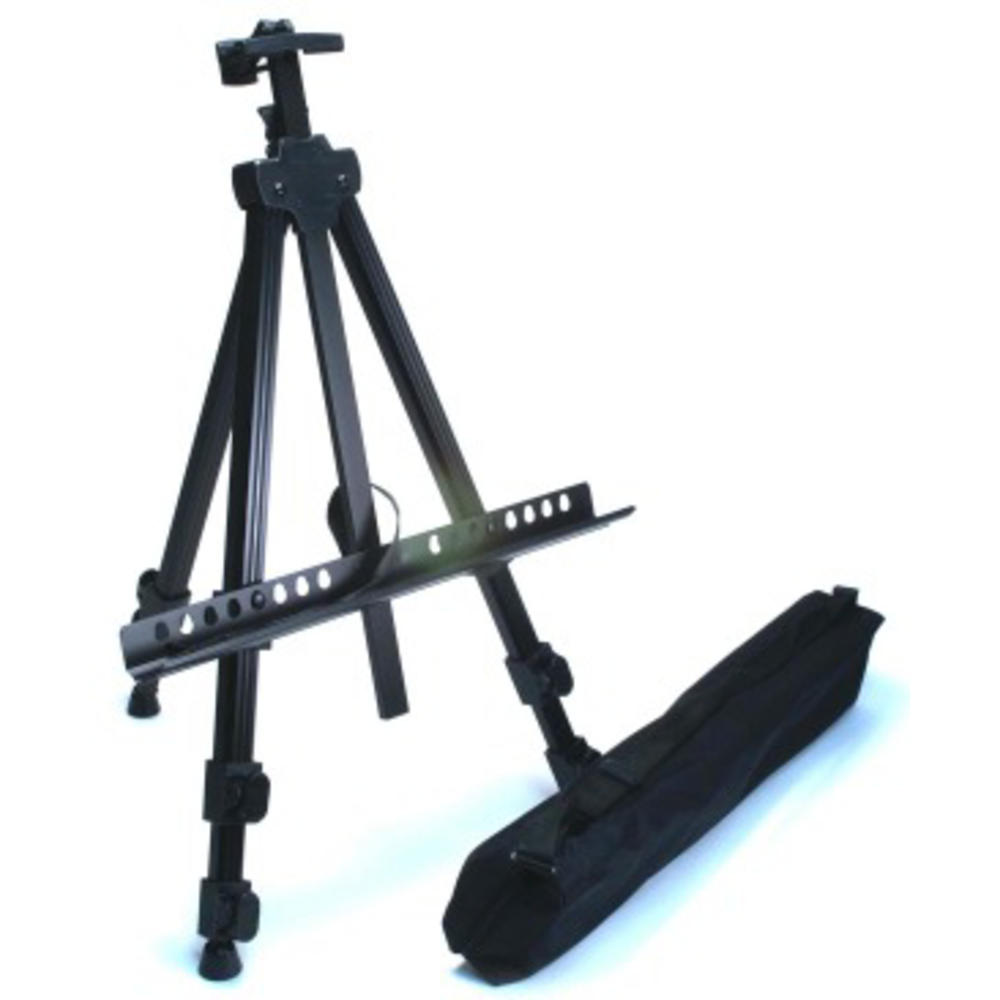 Display Sign Mart Aluminum Easel Lightweight Display Tripod Menu Poster Picture Holder Stand Folding Light Weight Easel w/ Free Carry Case