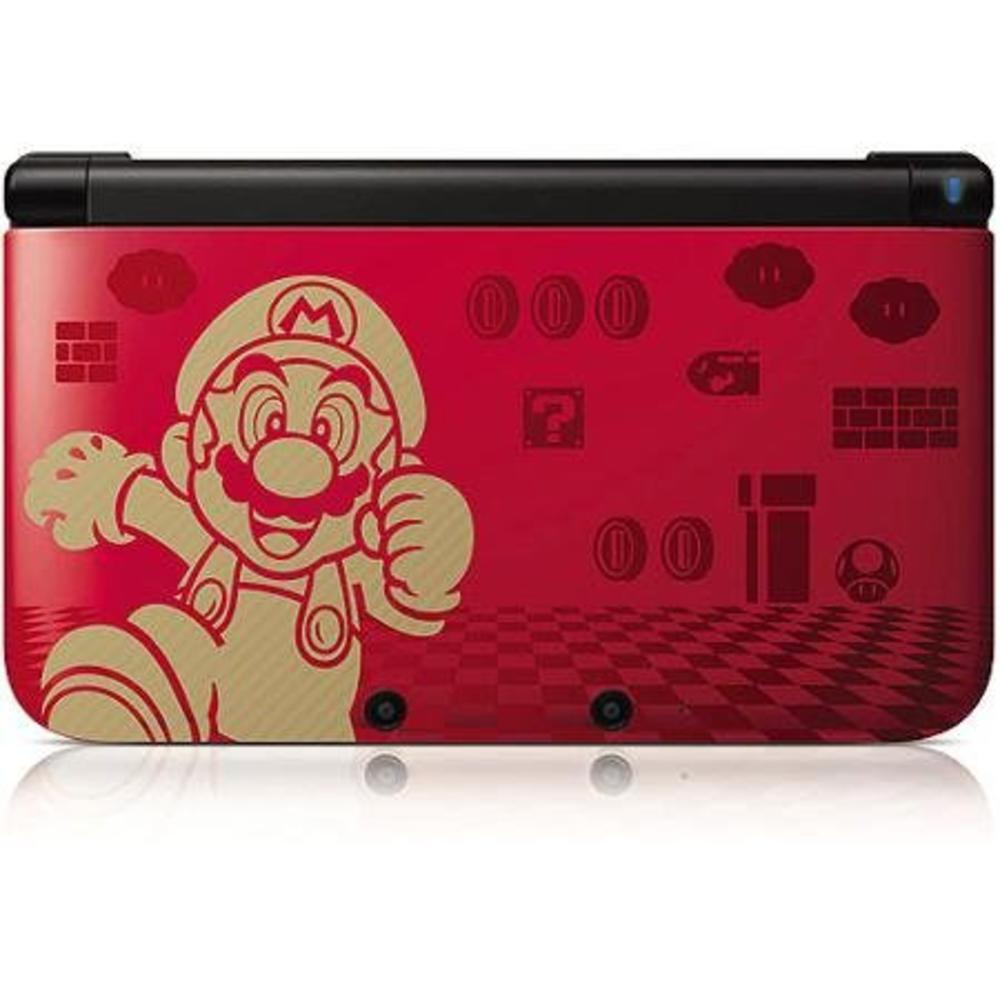 Nintendo 3DS XL RED/BLACK Super Mario Bros. 2 Gold Edition Bundle