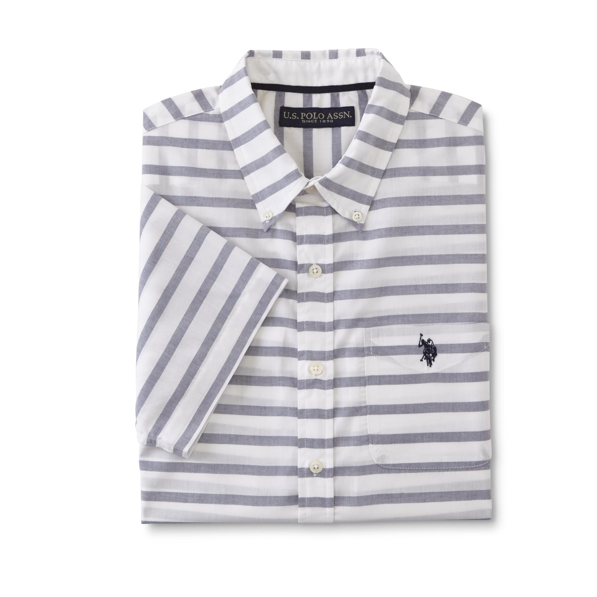 U.S. Polo Assn. Men's Short-Sleeve Shirt - Striped