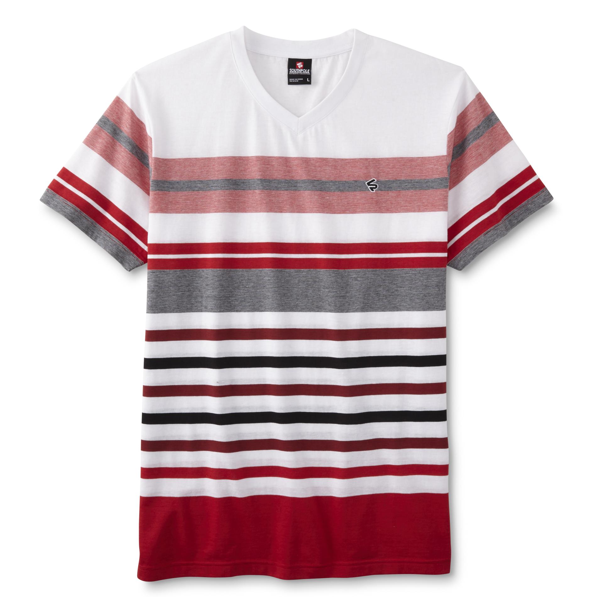 Southpole Young Men's Graphic T-Shirt - Striped
