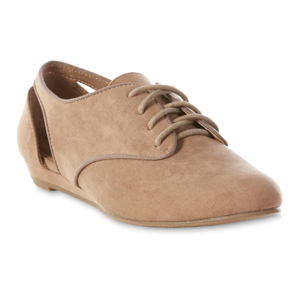 Route 66 Women's Cecily Taupe Oxford Shoe