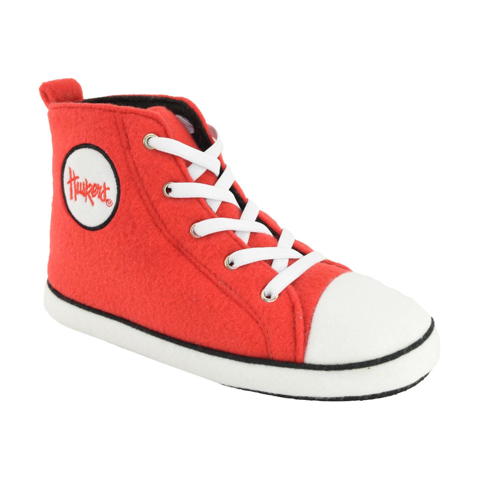 NCAA High-Top Sneaker Slipper - Nebraska Cornhuskers