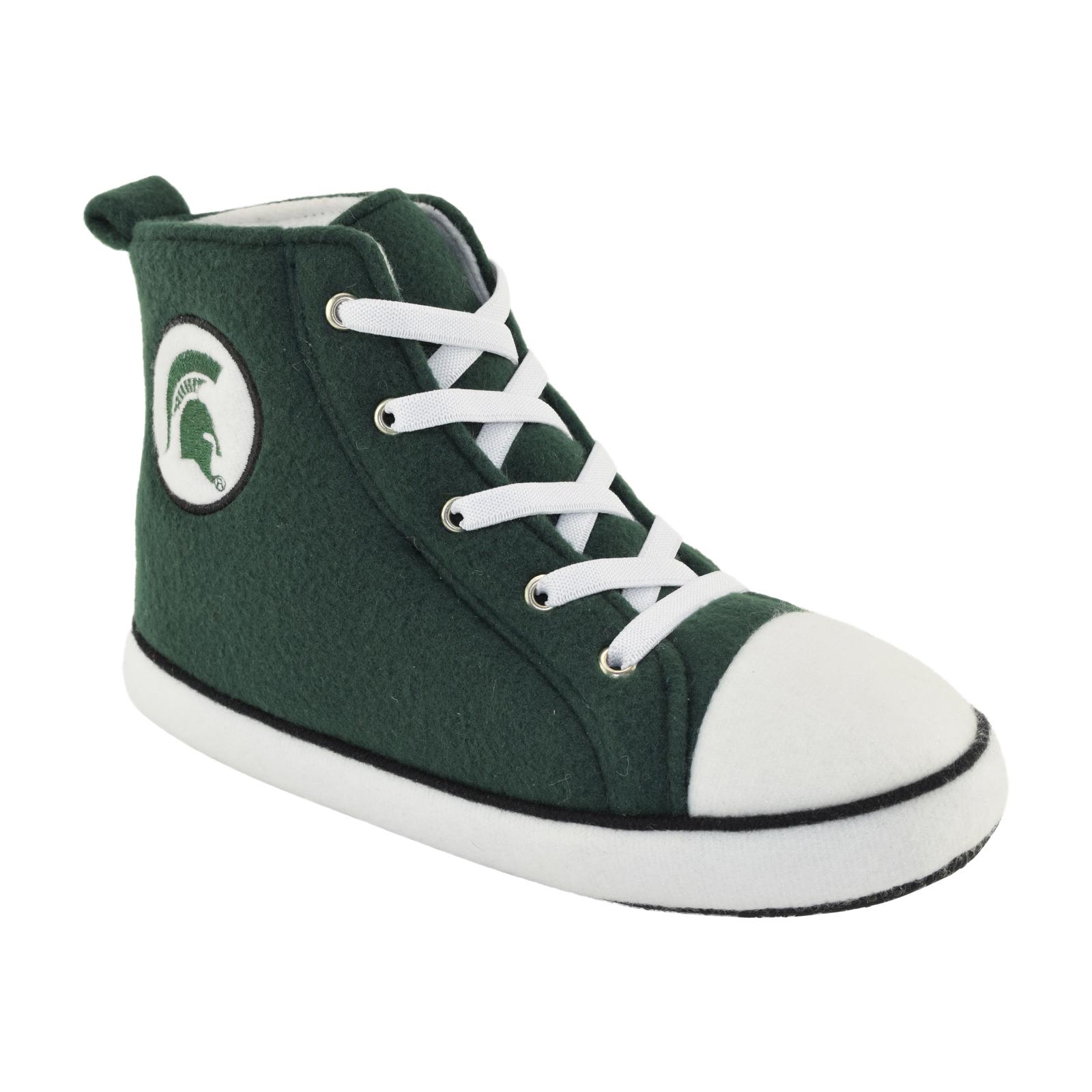 NCAA High-Top Sneaker Slipper - Michigan State Spartans, Size: Small & Smaller NCAA High-Top Sneaker Slipper - Michigan State Spartans, Size: Small & Smaller