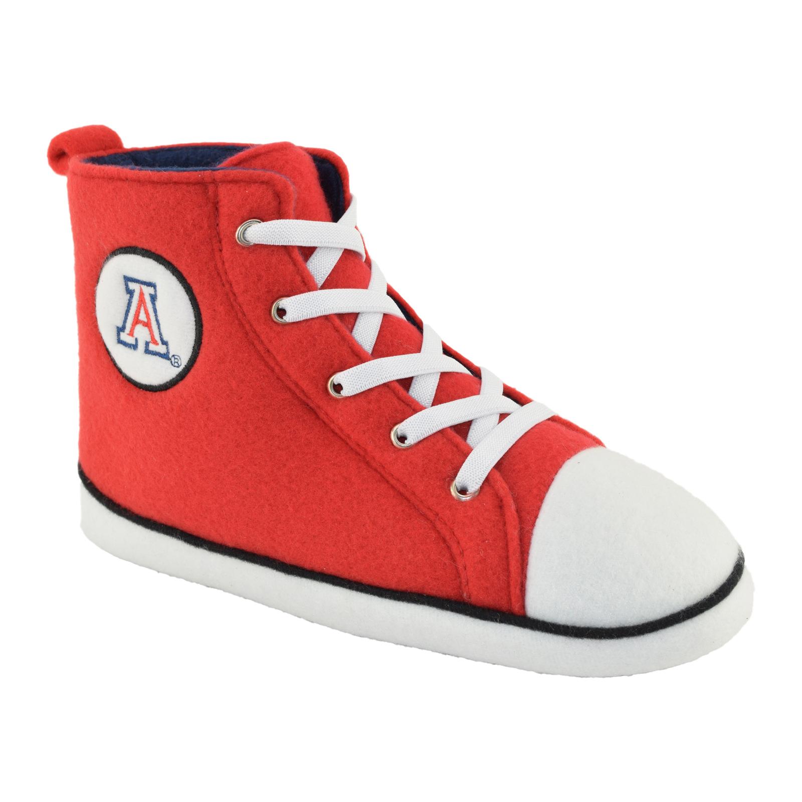 NCAA High-Top Sneaker Slipper - Arizona Wildcats, Size: Small & Smaller NCAA High-Top Sneaker Slipper - Arizona Wildcats, Size: Small & Smaller