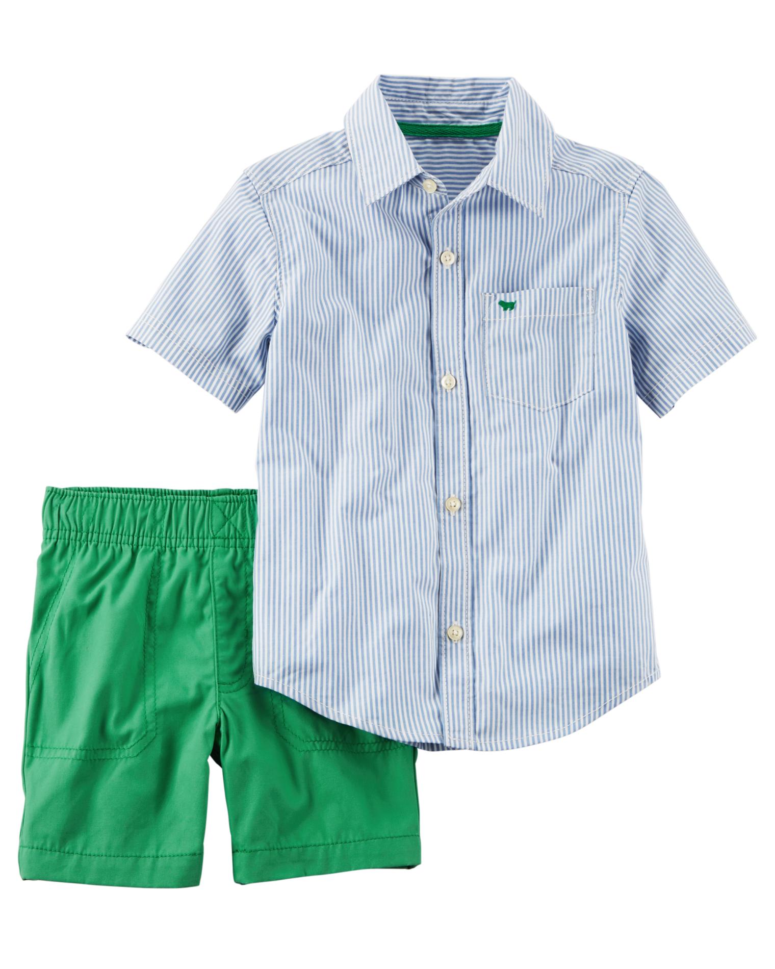 Carter's Toddler Boys' Shirt & Shorts - Striped