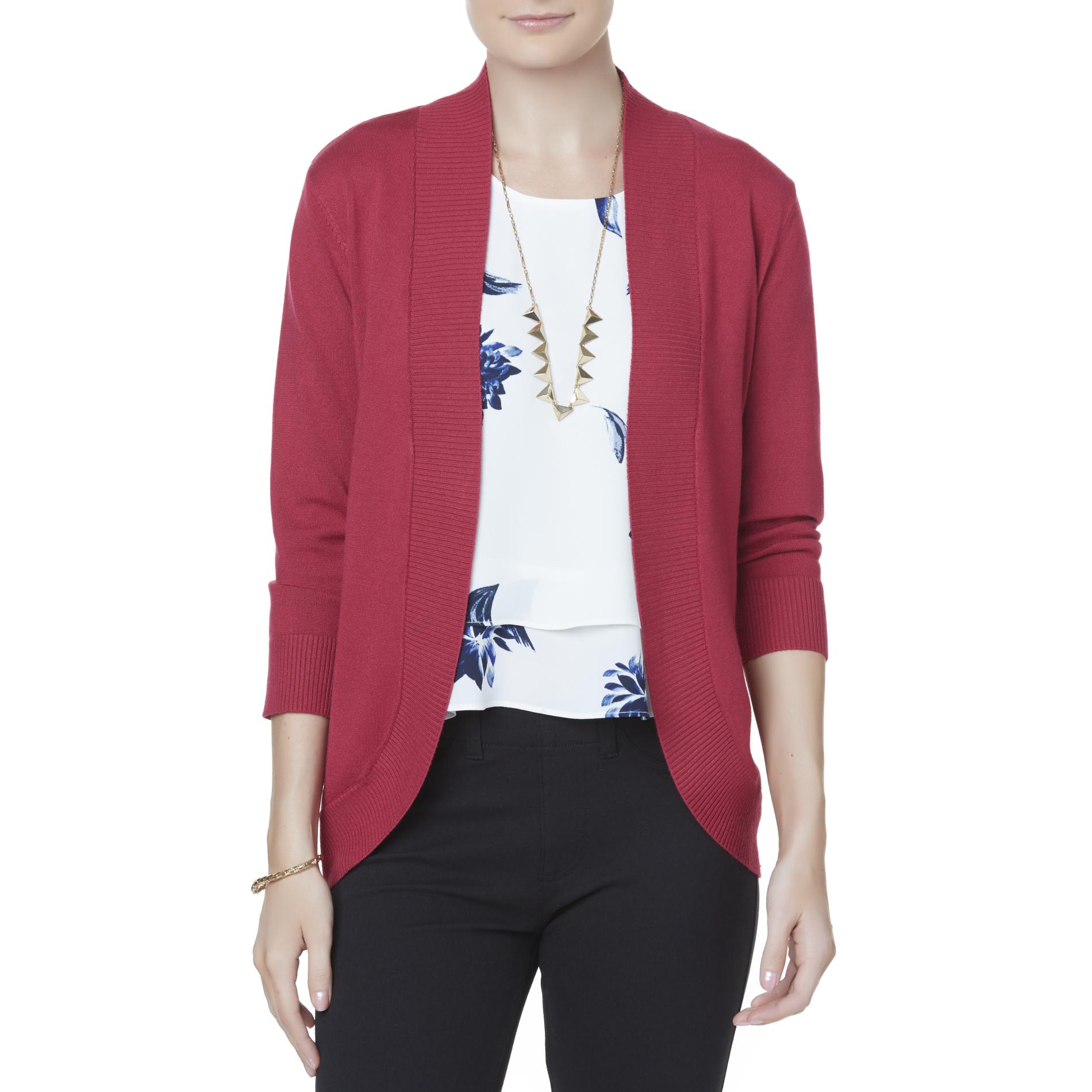 Simply Styled Women's Open-Front Cardigan