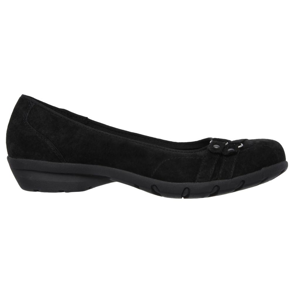 Skechers Women's Relaxed Fit Career Happy Hour Black Flat