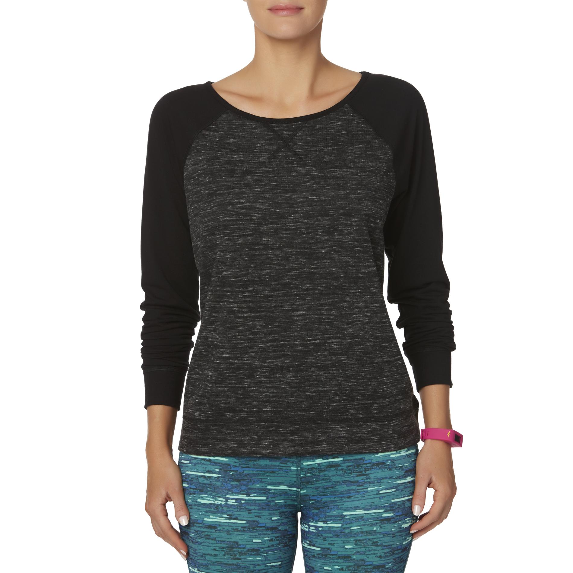 Everlast&reg; Women's French Terry Knit Top - Space Dyed