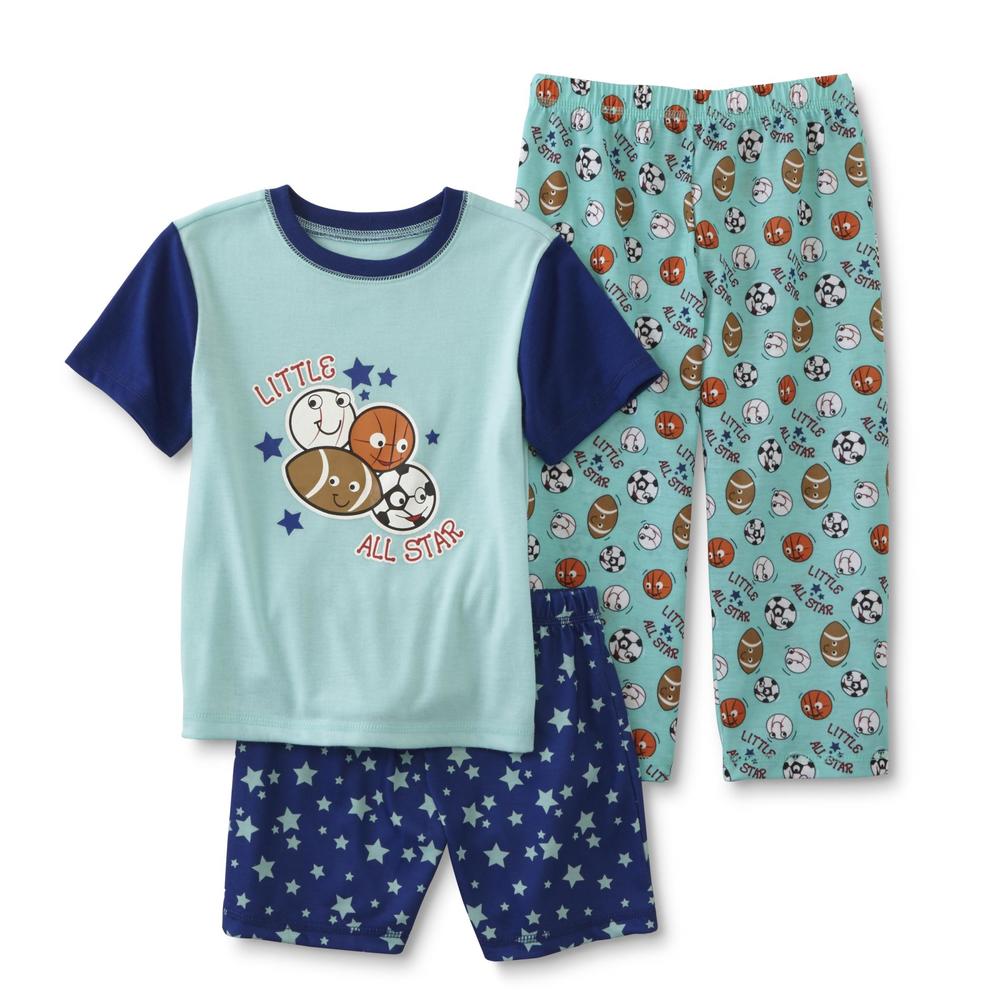 Joe Boxer Infant & Toddler Boys' Pajama Shirt, Shorts & Pants - Sports
