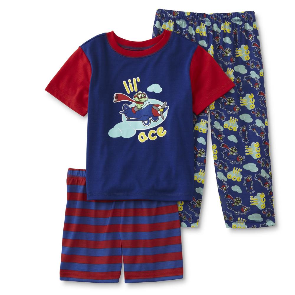 Joe Boxer Infant & Toddler Boys' Pajama Shirt, Shorts & Pants - Planes