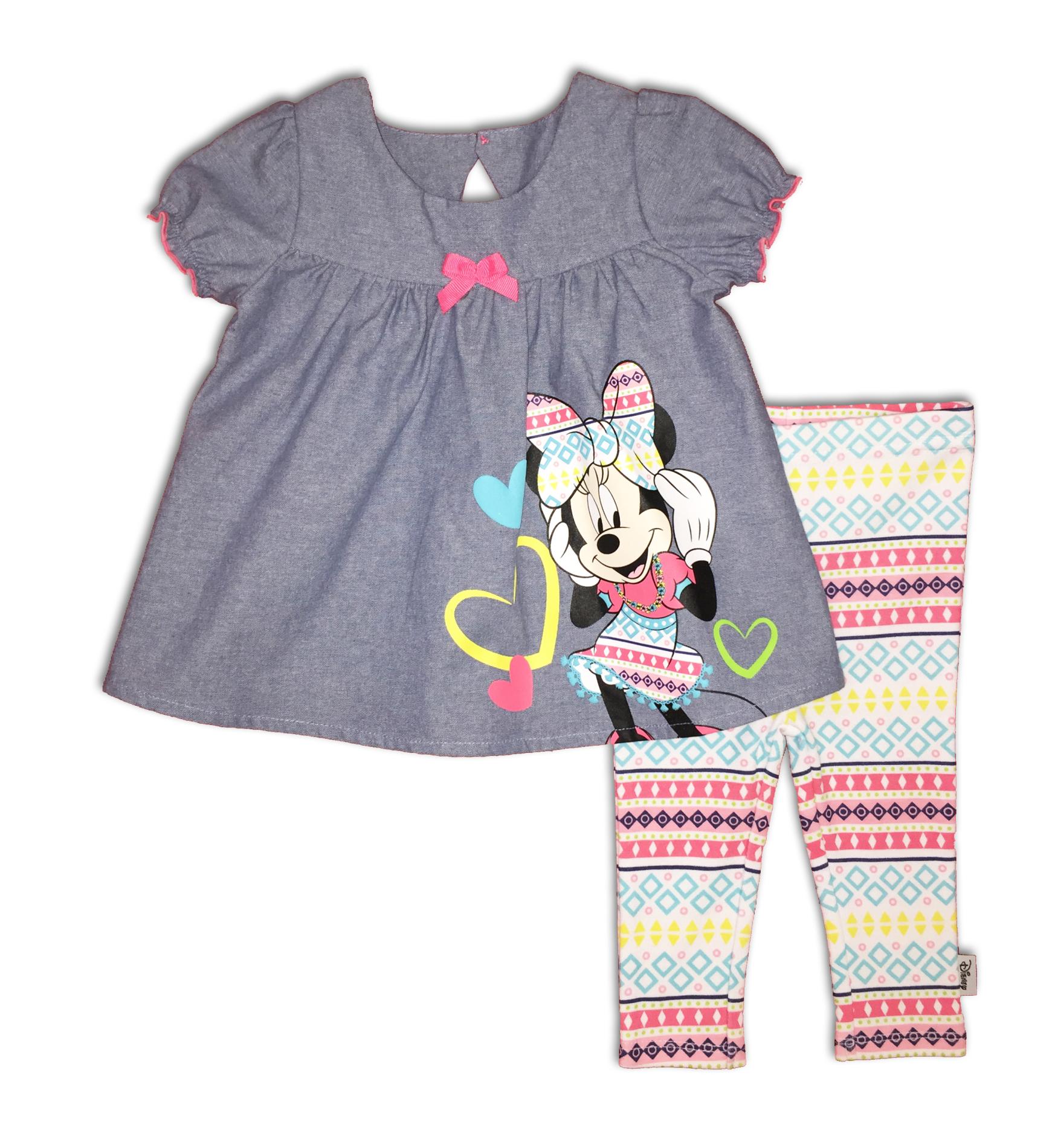 Disney Minnie Mouse Newborn Girls' Top & Leggings