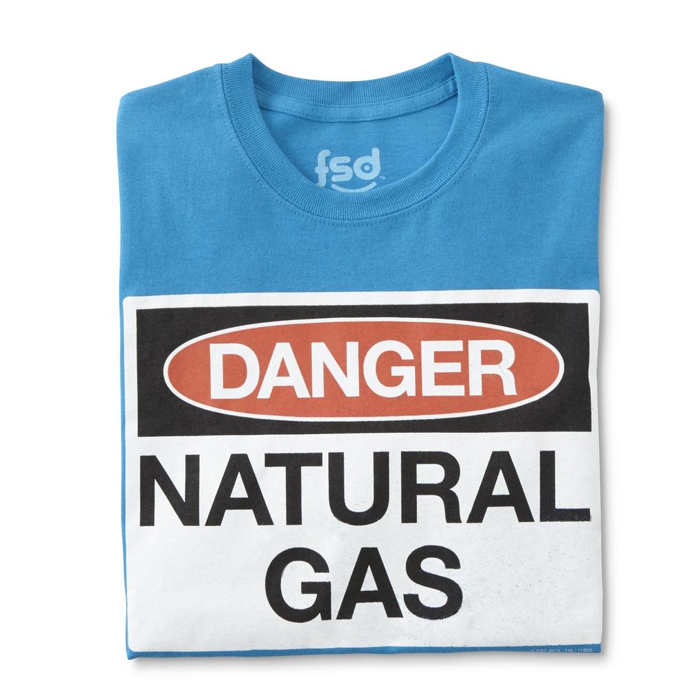 Screen Tee Market Brands Young Men's Graphic T-Shirt - Natural Gas