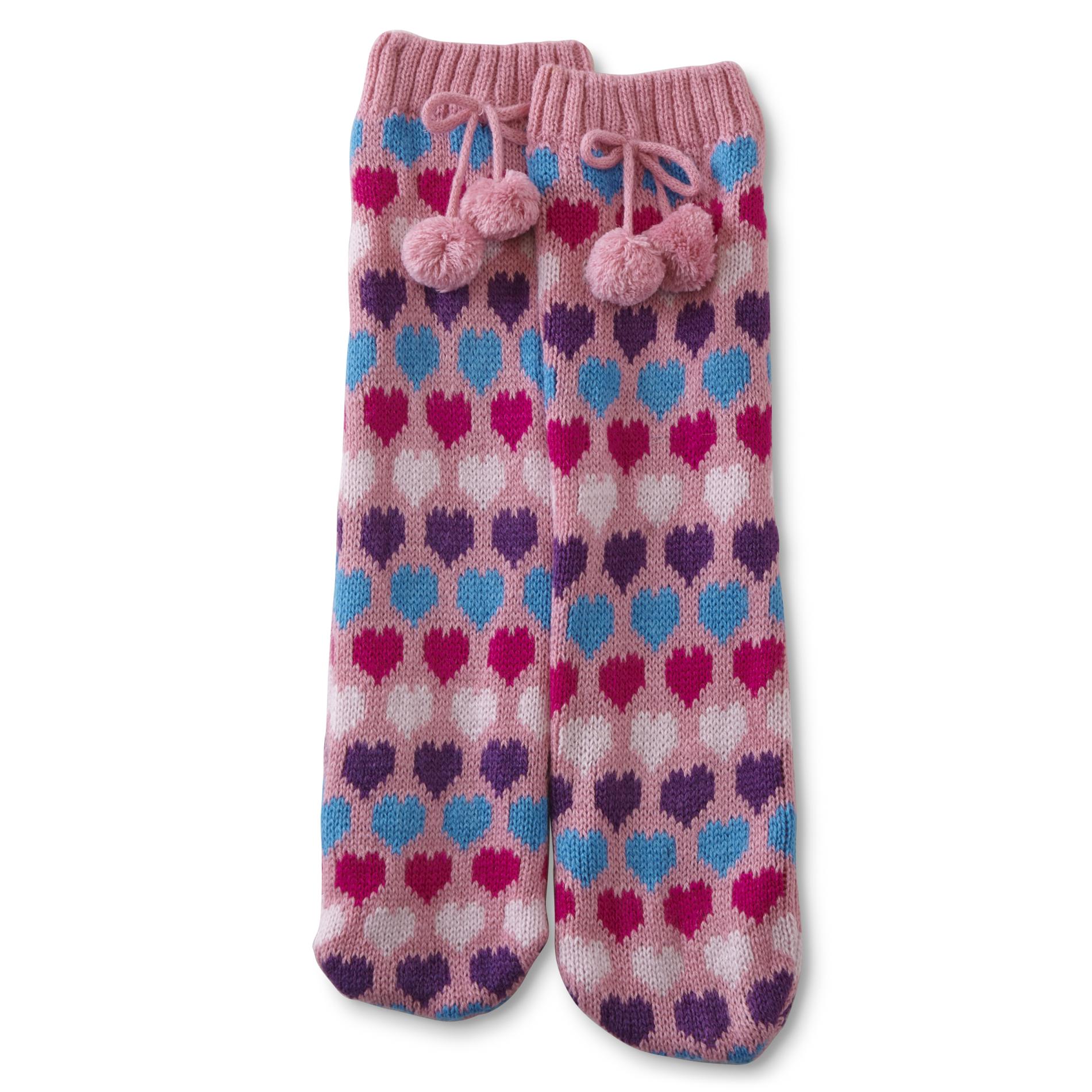Joe Boxer Girls' Slipper Socks - Hearts