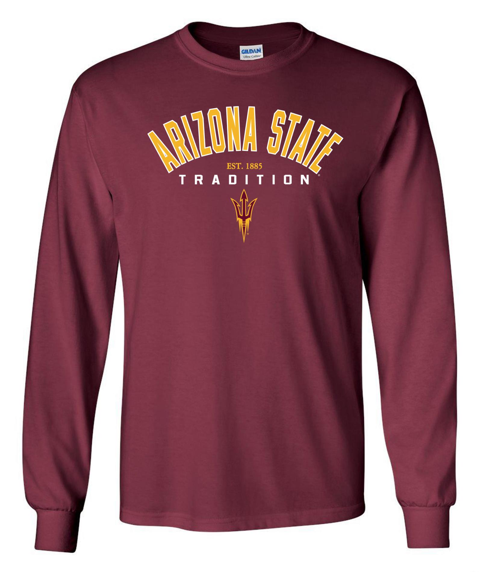 NCAA Men's Long-Sleeve Shirt - Arizona State Sun Devils, Size: Large NCAA Men's Long-Sleeve Shirt - Arizona State Sun Devils, Size: Large