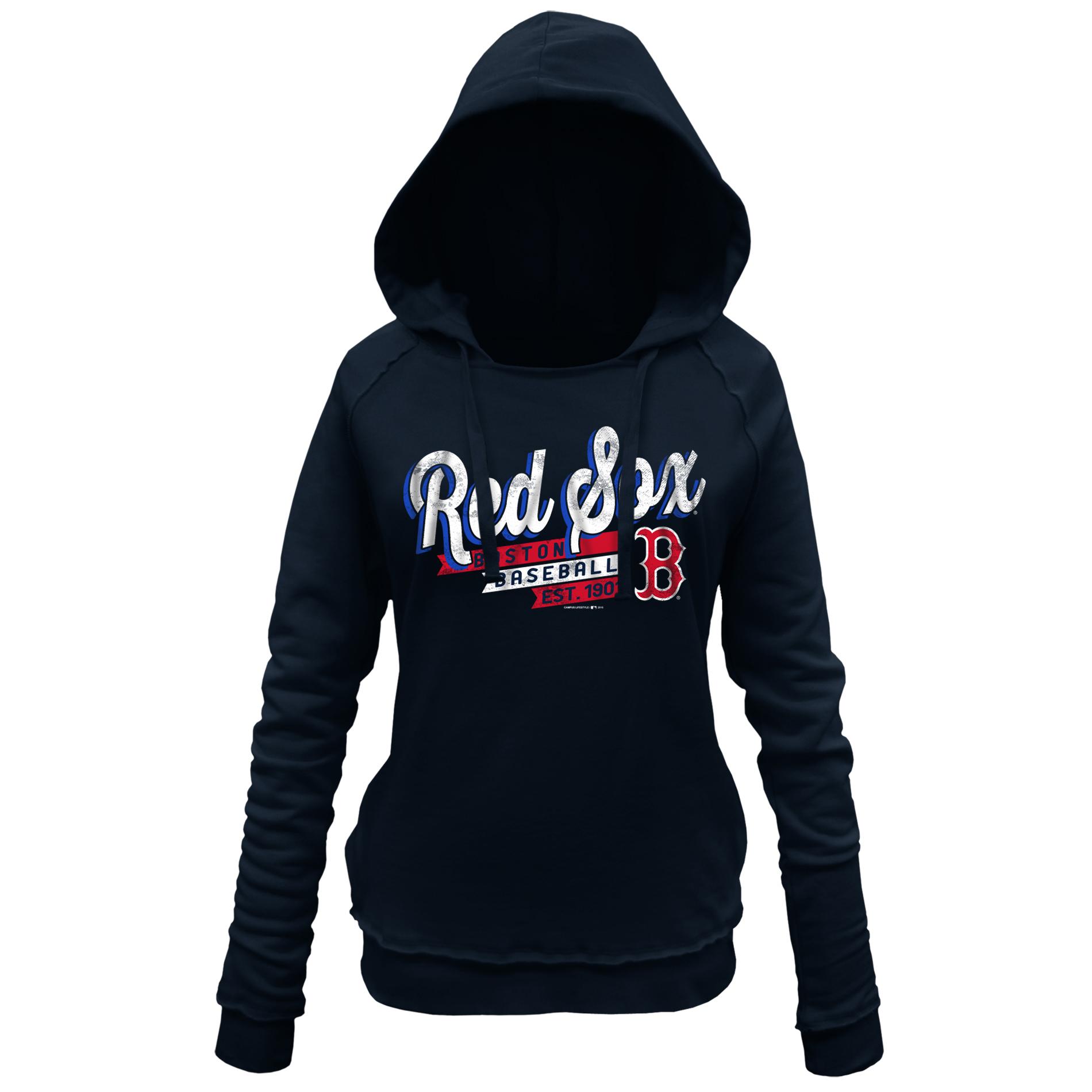 MLB Women's Graphic Hoodie - Boston Red Sox
