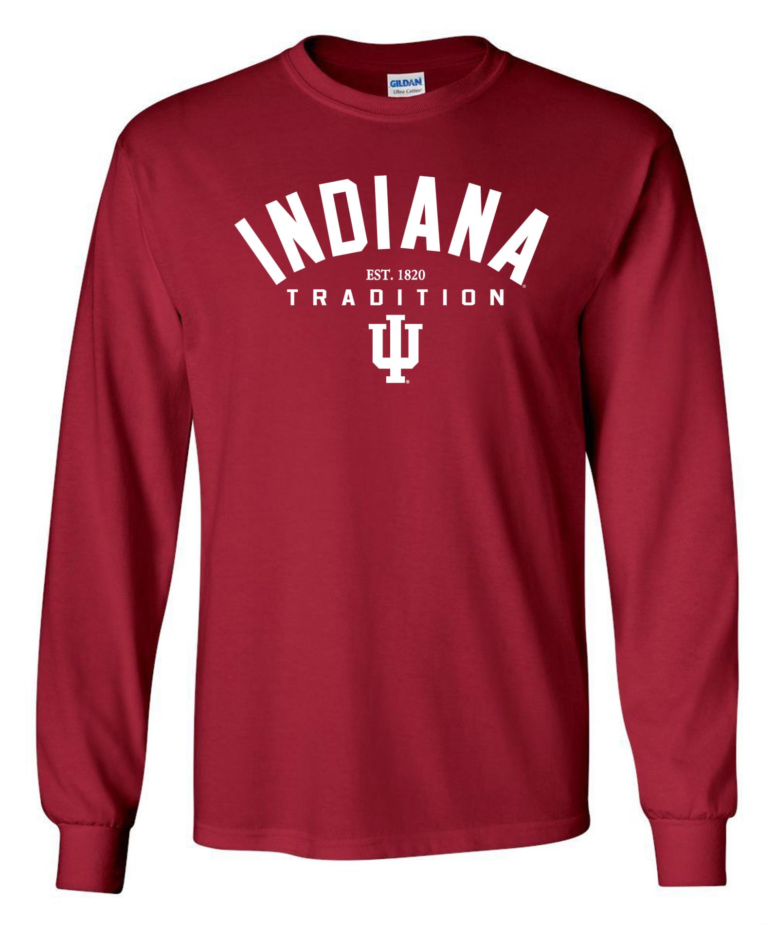 NCAA Men's Long-Sleeve Shirt - Indiana Hoosiers, Size: Large NCAA Men's Long-Sleeve Shirt - Indiana Hoosiers, Size: Large