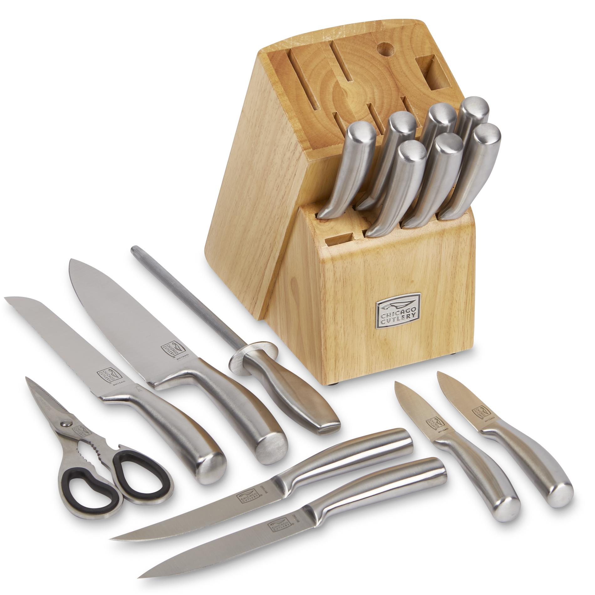 Buy the Chicago Cutlery Knife Set In Block