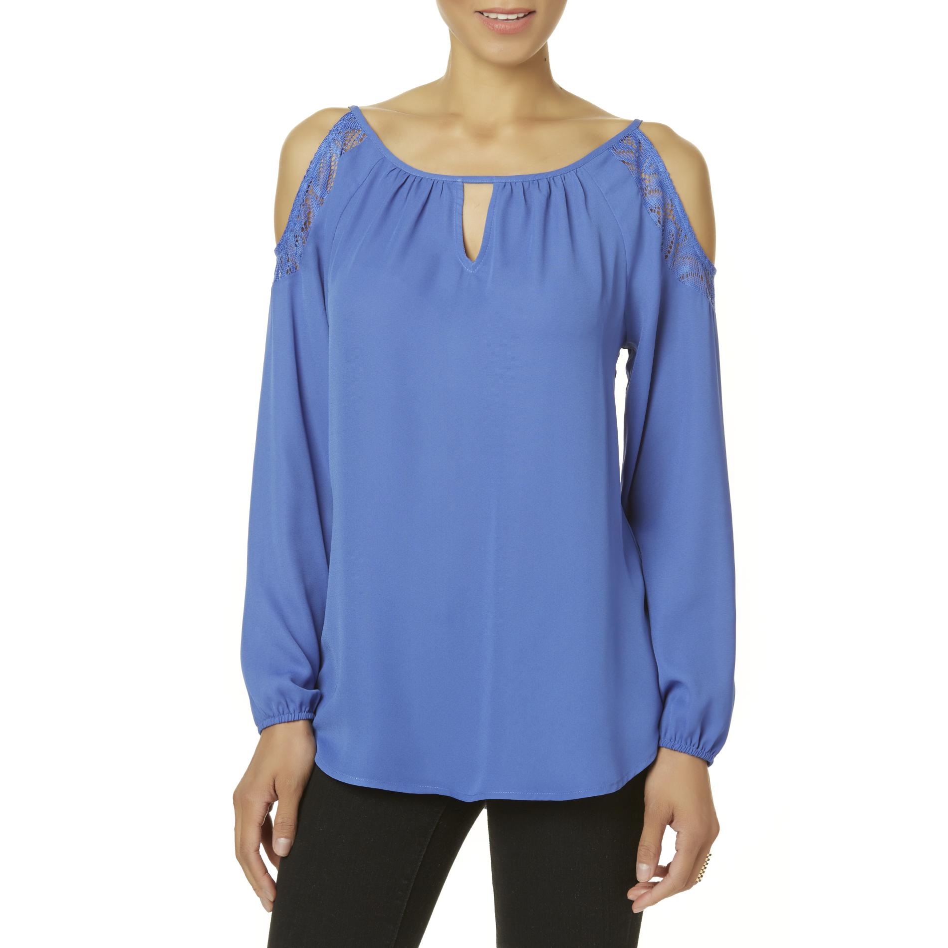 Simply Styled Women's Cold-Shoulder Top