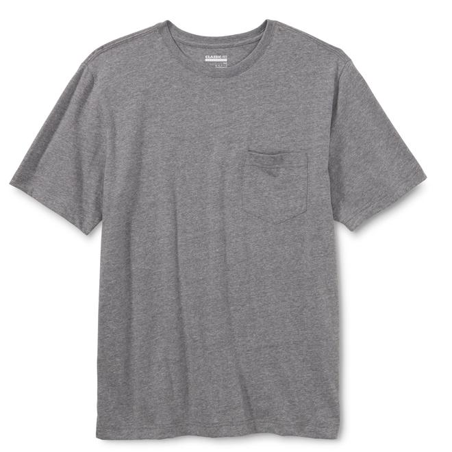 Basic Editions Men's Classic Fit Pocket T-Shirt