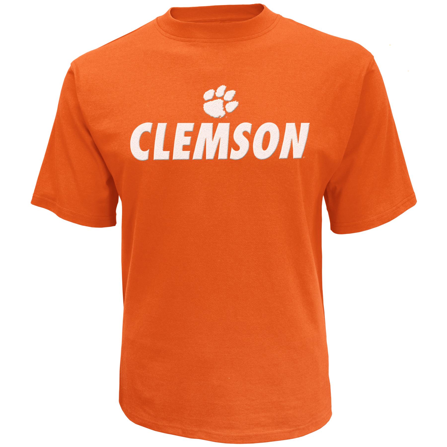 NCAA Men's Embroidered Graphic T-Shirt - Clemson Tigers