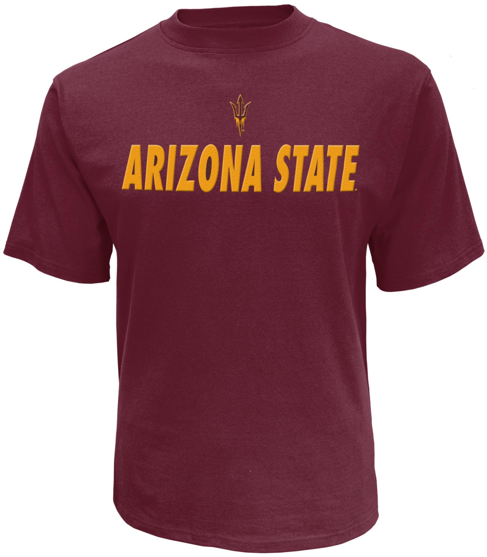 NCAA Men's Embroidered Graphic T-Shirt - Arizona State Sun Devils