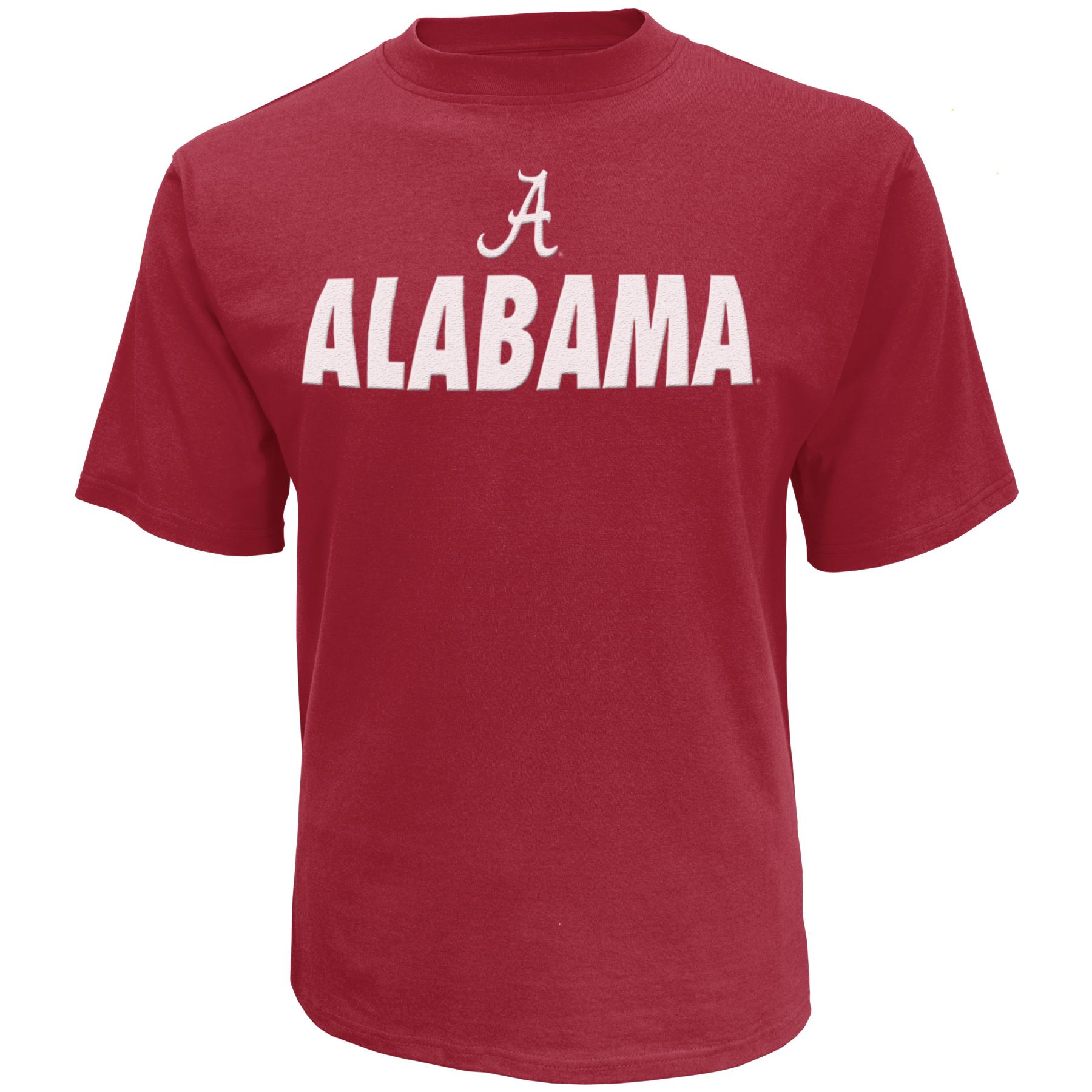 NCAA Men's Embroidered Graphic T-Shirt - Alabama Crimson Tide