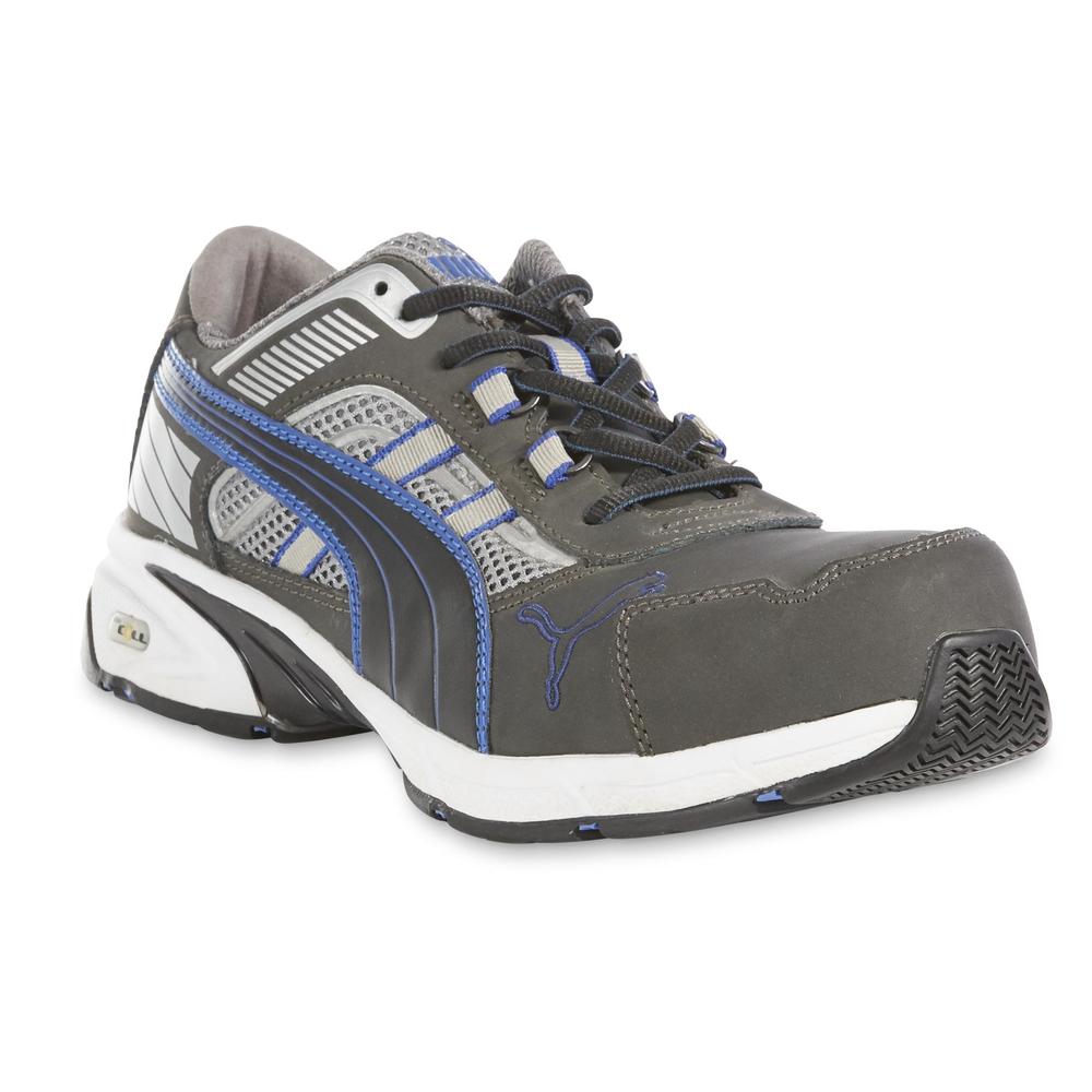 Puma Safety Men's Pace Low Static Dissipative Composite Toe Work Shoe - Gray/Blue