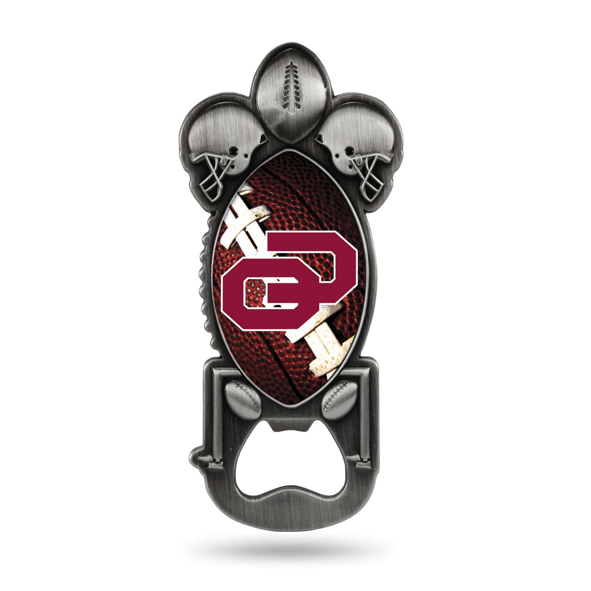 NCAA Magnetic Bottle Opener - Oklahoma Sooners, Grey NCAA Magnetic Bottle Opener - Oklahoma Sooners, Grey