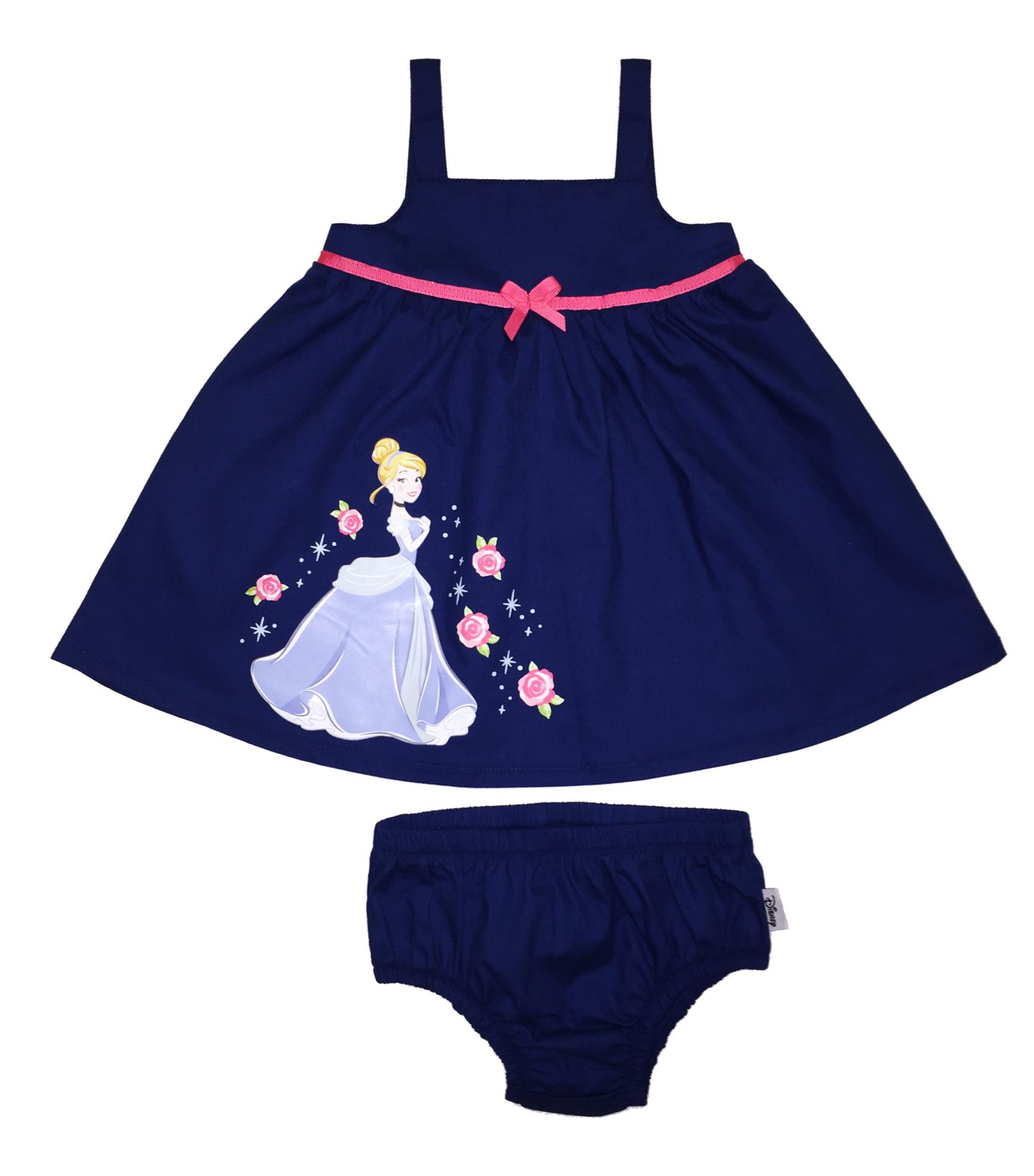 Disney Cinderella Newborn & Infant Girls' Dress & Diaper Cover
