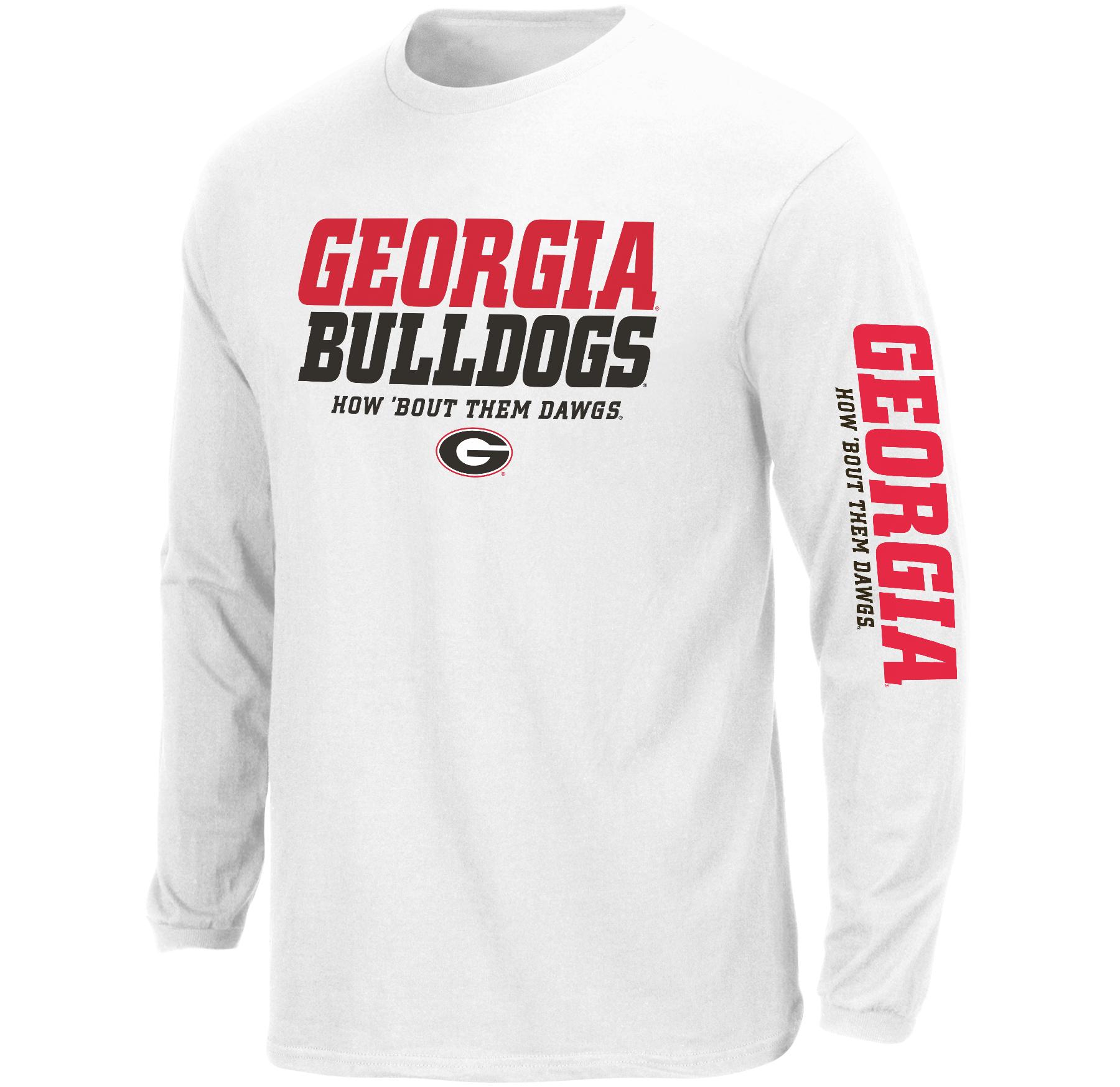 NCAA Men's Big & Tall Long-Sleeve T-Shirt - Georgia Bulldogs