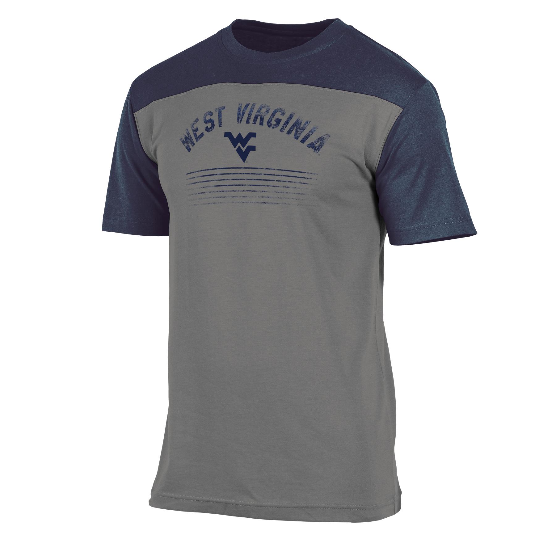 NCAA Men's Colorblock T-Shirt - West Virginia Mountaineers