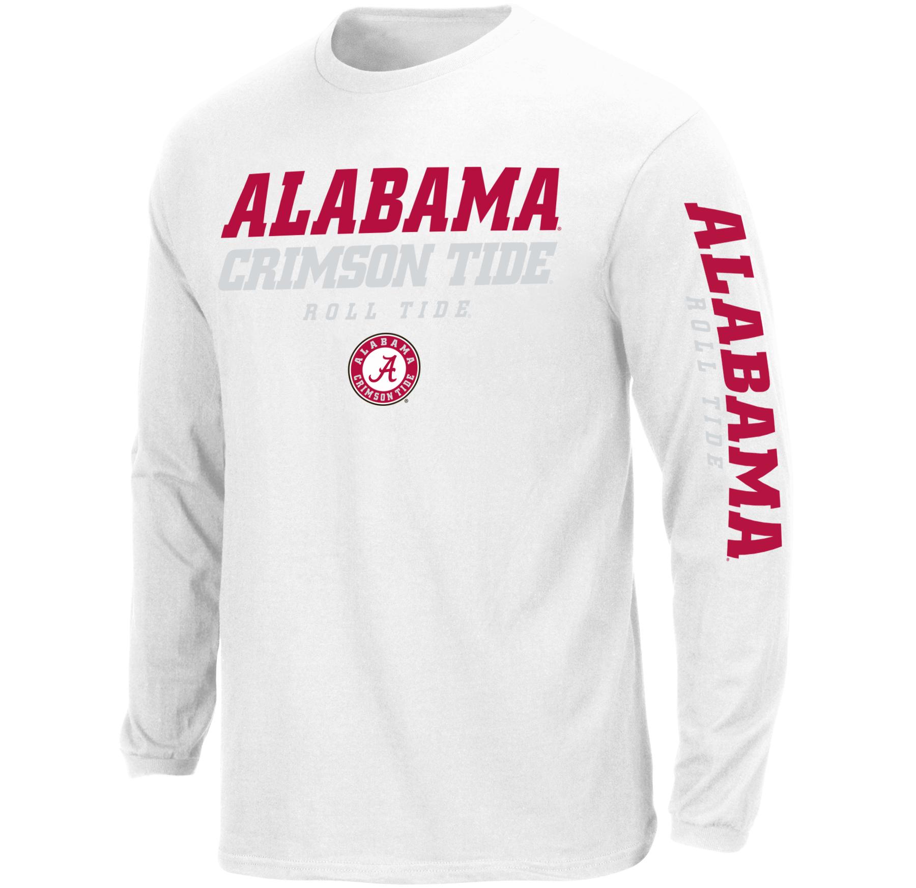 NCAA Men's Big & Tall Long-Sleeve T-Shirt - Alabama Crimson Tide