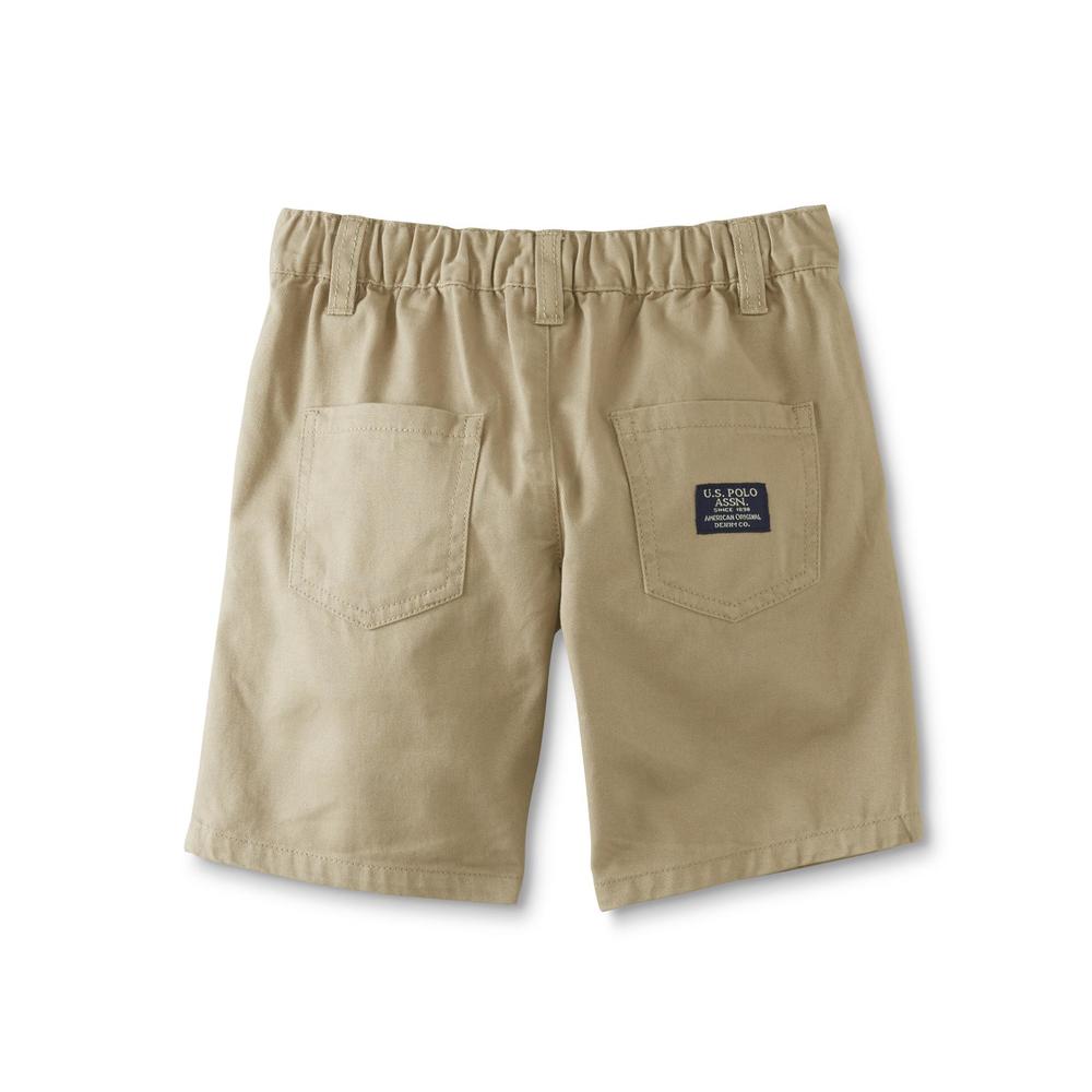 U.S. Polo Assn. Infant & Toddler Boys' Button-Front Shirt & Shorts - Plaid
