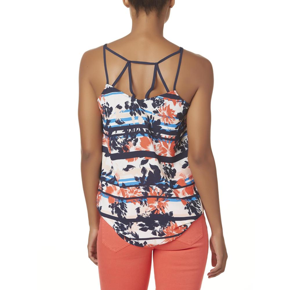 Simply Styled Women's Strappy Camisole - Floral