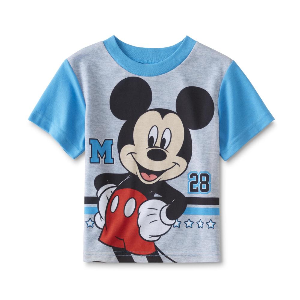 Disney Mickey Mouse Toddler Boys' Pajama Shirt, Shorts & Pants