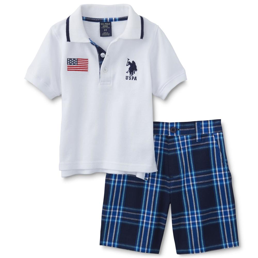 U.S. Polo Assn. Infant & Toddler Boys' Polo Shirt & Shorts